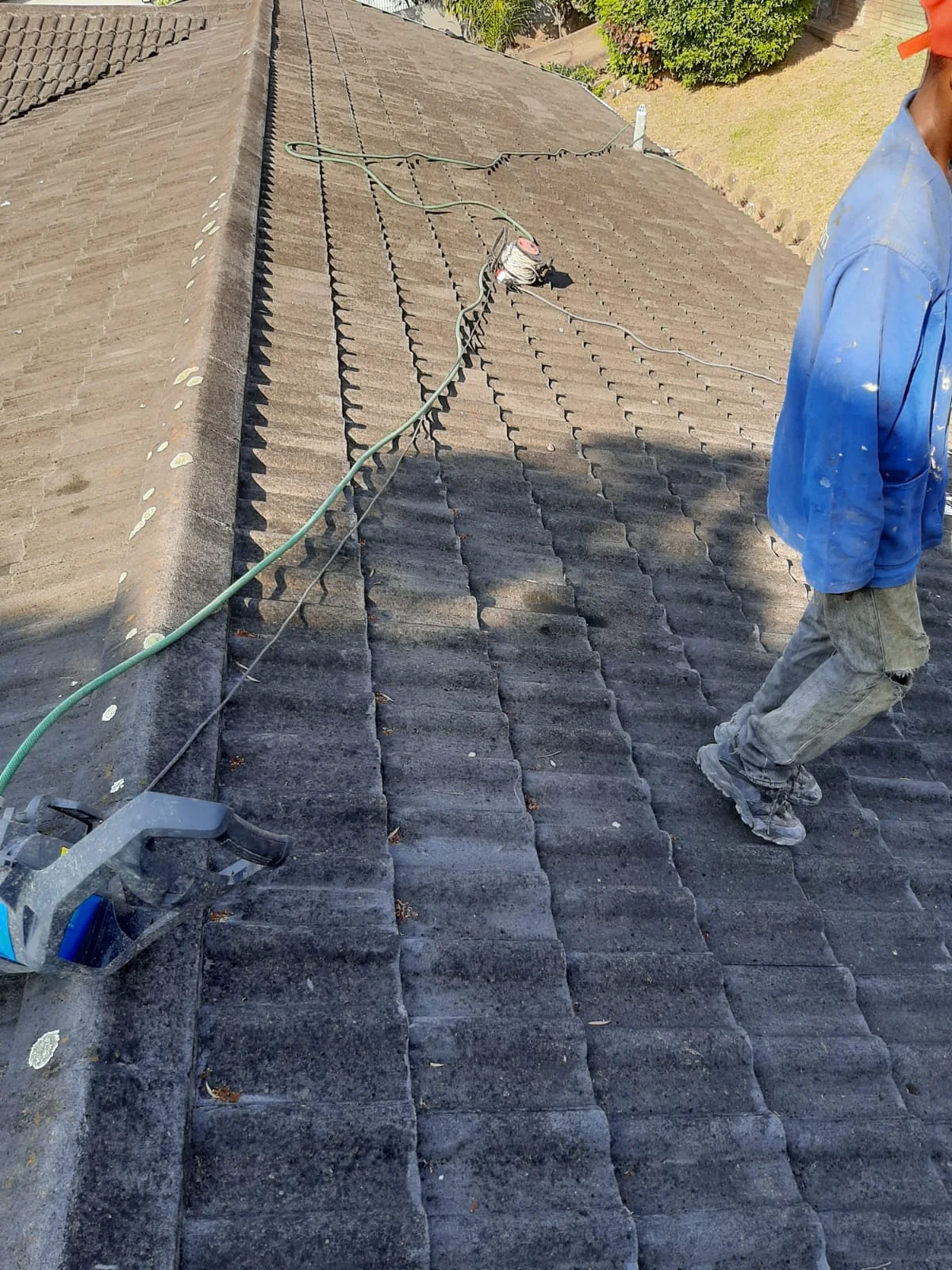 Technician working on electrical wiring during a property repair
